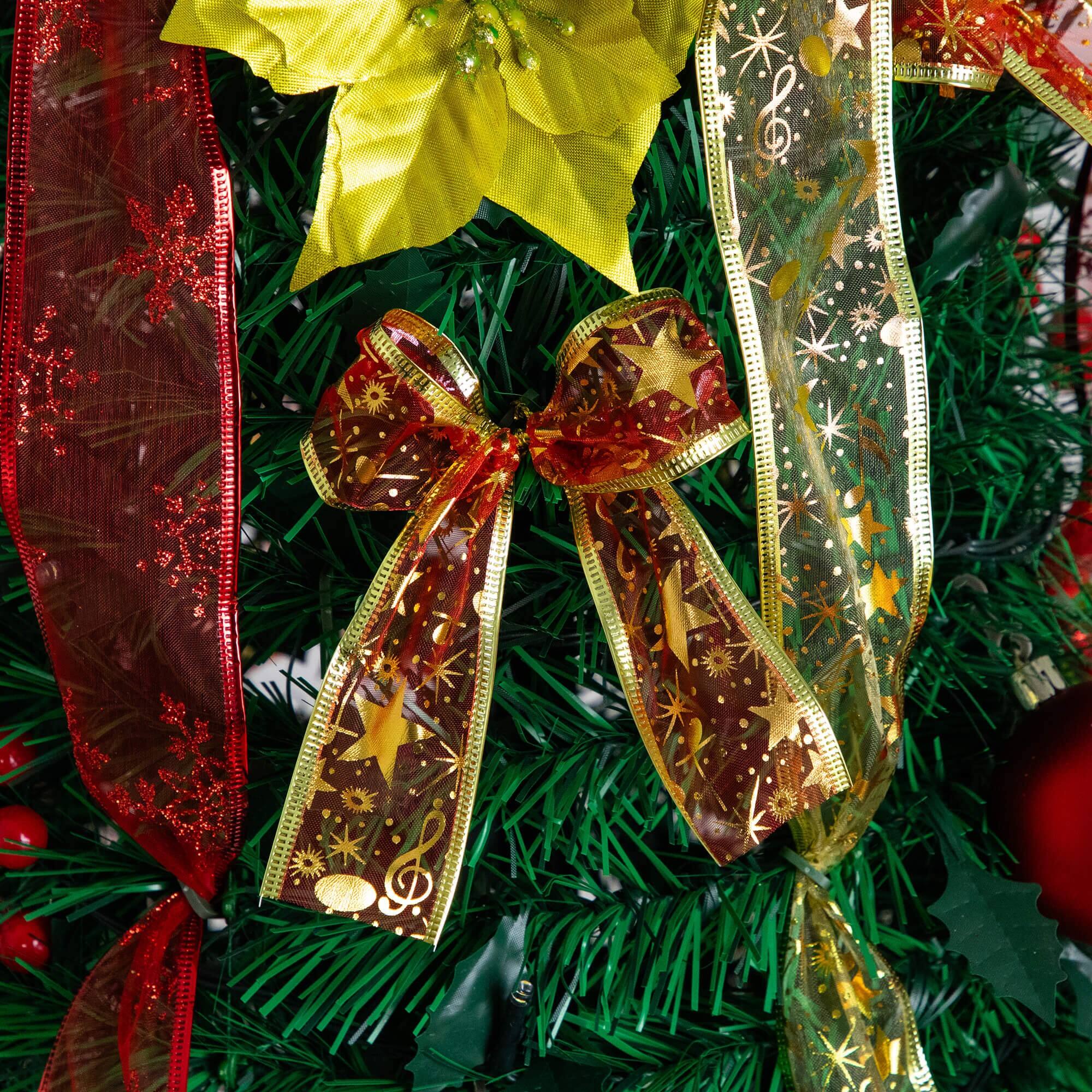 6ft. Pre-Lit Pop-Up Green Artificial Christmas Tree, Warm White LED Lights